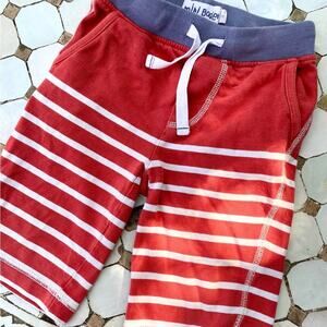 Mini Boden Red and Gray Shorts